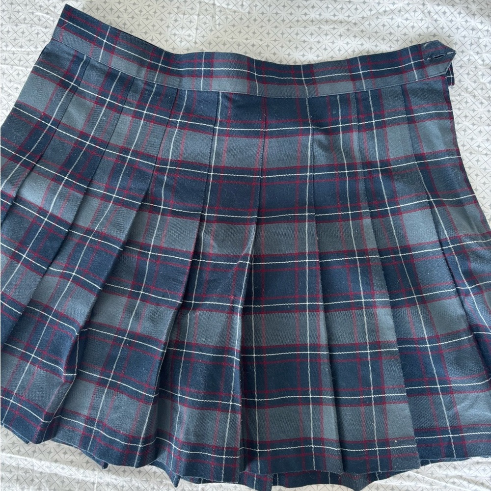 American Apparel Plaid Tennis Skirt